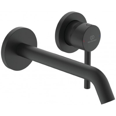 Смеситель для умывальника встраиваемый Ideal Standard Ceraline Black в комплекте с внутренней частью